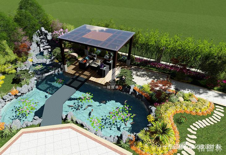 唐郡别墅花园设计绿化功能区欧式豪华功能区设计图片赏析